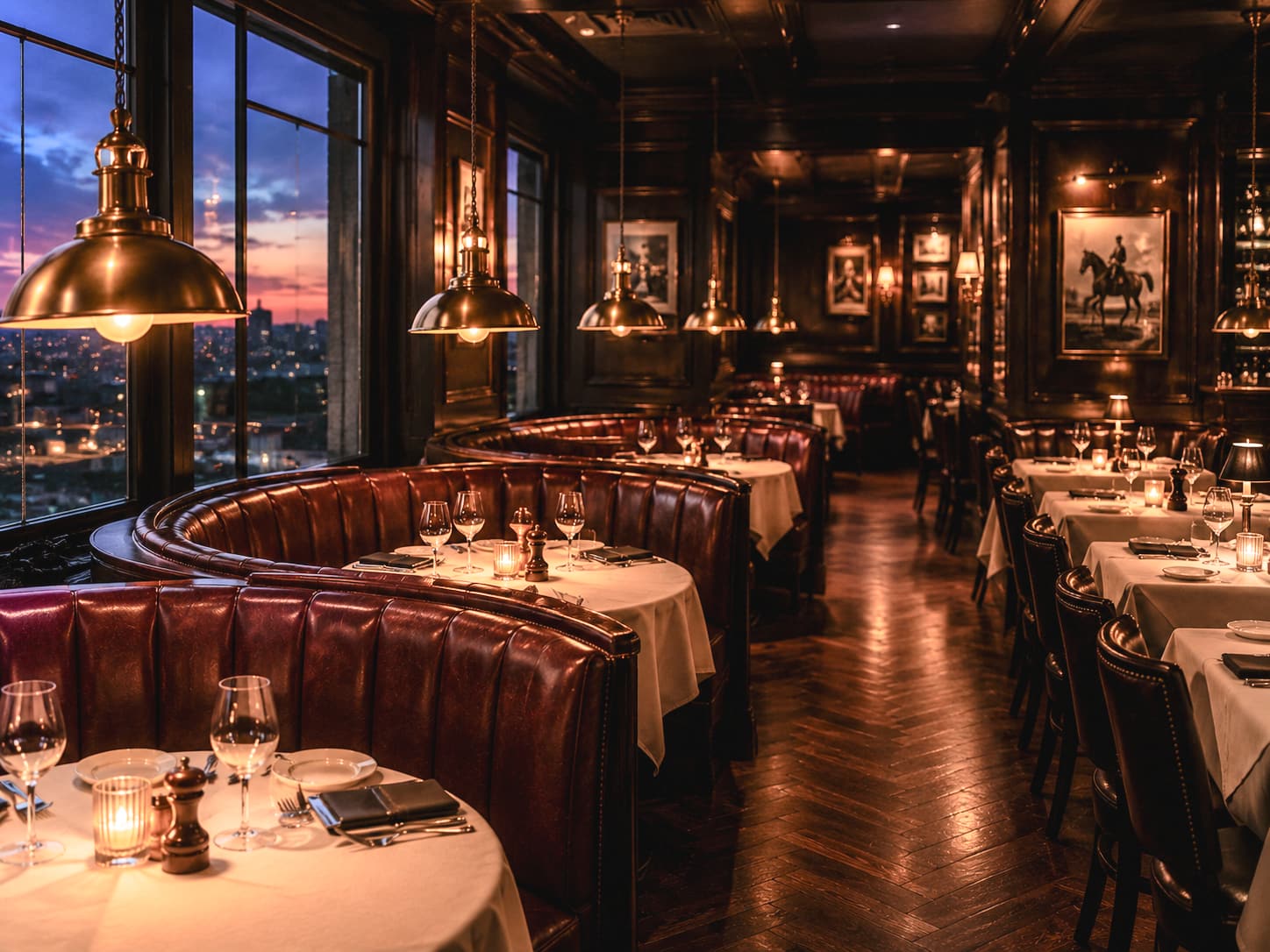 El comedor al atardecer