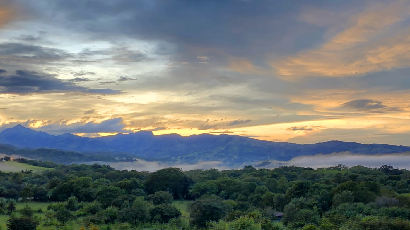 Mountain views in the Boquete area